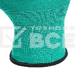 Перчатки полиэфирные Palisad с черным нитрильным покрытием, размер 9, 13 класс вязки, фото6