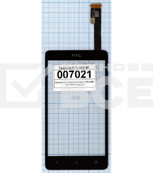 Сенсорное стекло (тачскрин) для HTC One SU T528w, черное