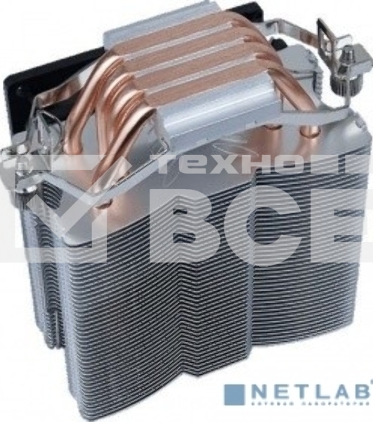 Кулер для процессора AeroCool / Formula Verkho 4 Lite серебристый, 90 мм, алюминий/медь, 2000 об/мин, 27 дБ, 4 pin, 125 Вт, 135 мм
