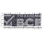 Клавиатура для ноутбука Apple MacBook Pro Retina 13' A1989 15' A1990 2018 плоский Enter черная, фото 1