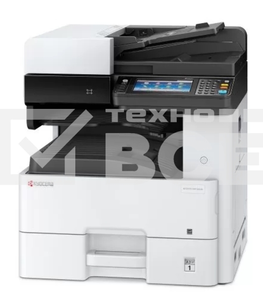 МФУ лазерный Kyocera Ecosys M4132idn (1102P13NL0), A3, ч/б, печ. до 32 стр/мин. (А4) до 17 стр/мин. (А3), скан. до 50 стр/мин., 1200 x 1200 dpi (печать) 600x600dpi (скан.), USB, RJ-45, NFC, Air Print, Mopria