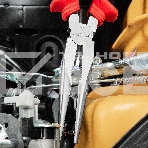 Длинногубцы прямые, 200 мм, хром-ванадий, двухкомпонентные рукоятки Matrix, фото8