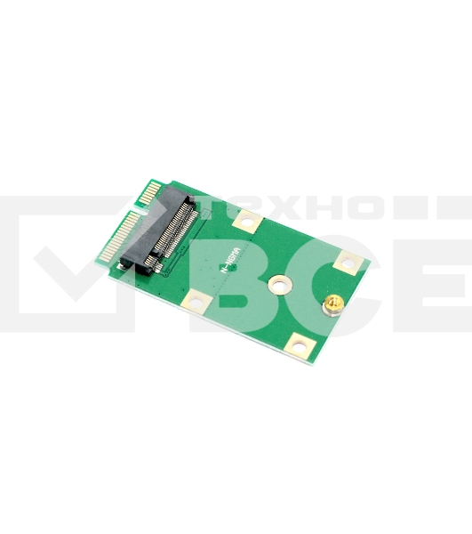 Переходник SSD M.2 2230/2242 SATA на mSATA N-NGMA