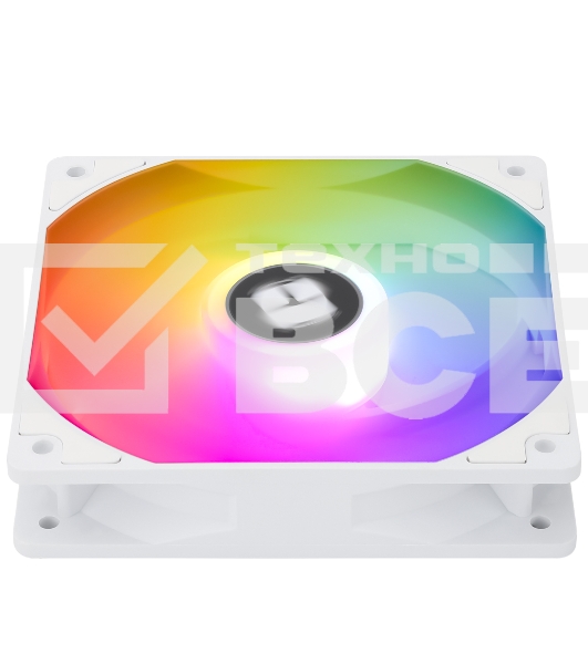 Кулер для корпуса Thermalright TL-C12CW-S (120x120x25мм, 4-pin PWM, ARGb, 66.17CFM, 25.6dBA, 1550RPM, белый)