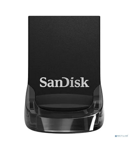 Флешка USB Sandisk CZ430 ULTRA FIT (SDCZ430-128G-G46), 128Gb, USB 3.1, R/W 130/40, черный