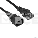 Кабель питания ExeGate Special EC-1S (C13->C14, 3*0.5мм2, CCA, черный, 1м), фото5