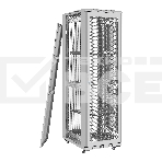 Шкаф телекоммуникационный 19' напольный 42U ExeGate EC-FS-42U.600.800.V.V.GREY (19”, 42U, 600x800x2054mm (ШхГхВ), передняя и задняя двери перфорированные, съемные боковые панели, пыле- и влагозащита IP20, встроенный вентиляционный модуль, 1 полка в комплекте, светло-серый RAL 7035, 3 коробки), фото6