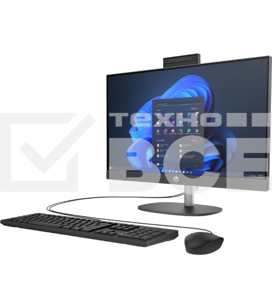 Моноблок HP ProOne 240 G10 All-in-One NT IPS 23,8'(1920x1080)Core Ultra-7 155U,16GB,512GB,eng/rus usb kbd,WiFi,BT,5MP,Gray,Win11Pro,1Wty