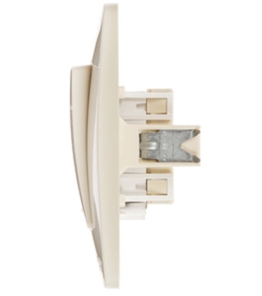 Systeme Electric Blanca внутр Беж Выключатель 1-клавишный (cх.1) с подсветкой, 10А, 250B