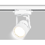 Трековый однофазный светильник со сменной лампой Ambrella light GL5101 WH белый GU10 max 12W, фото4