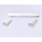 Накладной поворотный спот Ambrella light TA13145/2 WH белый GU10/2 max 12W 295*60*130, фото 1