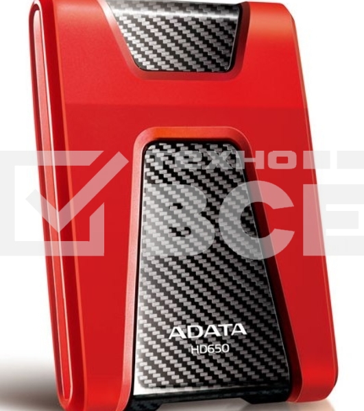 Внешний HDD AData USB 3.0 1Tb AHD650-1TU3-CRD DashDrive Durable 2.5' красный