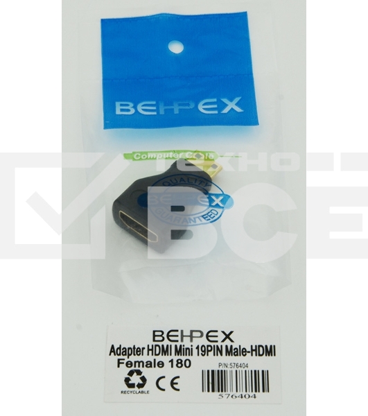 Переходник аудио-видео HDMI (f)/Mini HDMI (m)