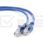 Патч-корд FTP Cablexpert кат.5e, 2м, литой, многожильный (синий), фото 1