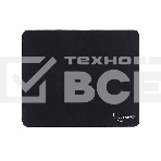 Коврик для мыши Gembird MP-BLACK, чёрный, размеры 250*200*2мм, полиэстер+резина, фото 1