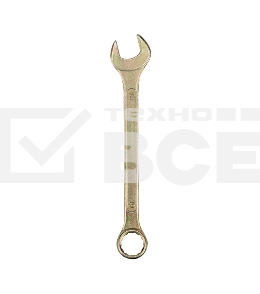 Ключ комбинированный Rexant 19 мм, желтый цинк