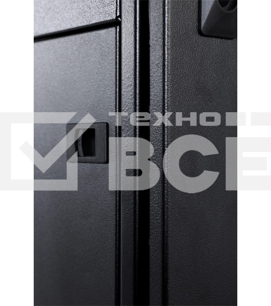 Шкаф серверный ЦМО ШТК-СП-42.8.12-48АА-9005 42U 800x1200мм пер.дв.перфор. задн.дв.перфор.2-хст. 2 бок.пан. 1350кг черный