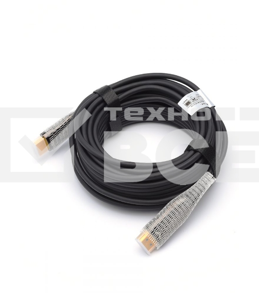 Кабель HDMI 30 м (HIGH speed, Metal gold, Optical) 8K VER 2.1 Кабель HDMI 30 м (HIGH speed, Metal gold, Optical) 8K VER 2.1
