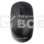 Мышь беспроводная Gembird MUSW-435 черный, 1600 dpi, радиоканал, USB, кнопки - 3, фото 1