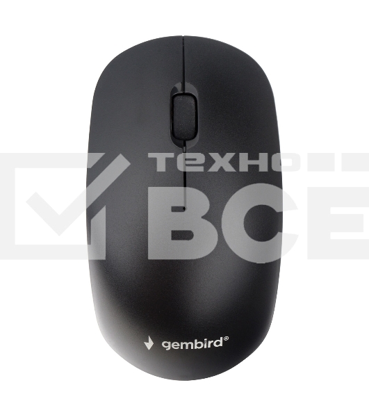 Мышь беспроводная Gembird MUSW-435 черный, 1600 dpi, радиоканал, USB, кнопки - 3