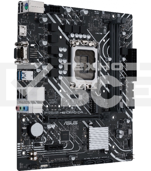 Материнская плата ASUS PRIME H610M-D D4, LGA 1700, Intel H610, 2xDDR4, 4xSATA, 1xM.2, 1xPCIe 4.0 x16, 1xPCI, 1xHDMI, 1xVGA, 1x 1Gb LAN, 2xUSB-A 2.0, 2xUSB-A 3.2 Gen 1, 3x3.5 мм, 7.1, mATX