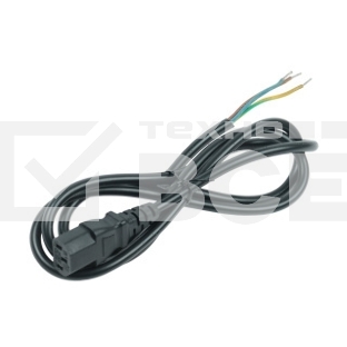 Шнур питания ITK PC-C13N-2M C13 проводник.:3x1.5мм2 2м 230В 10А (упак.:1шт) черный