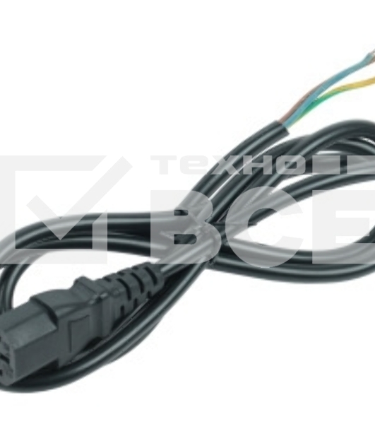 Шнур питания ITK PC-C13N-2M C13 проводник.:3x1.5мм2 2м 230В 10А (упак.:1шт) черный