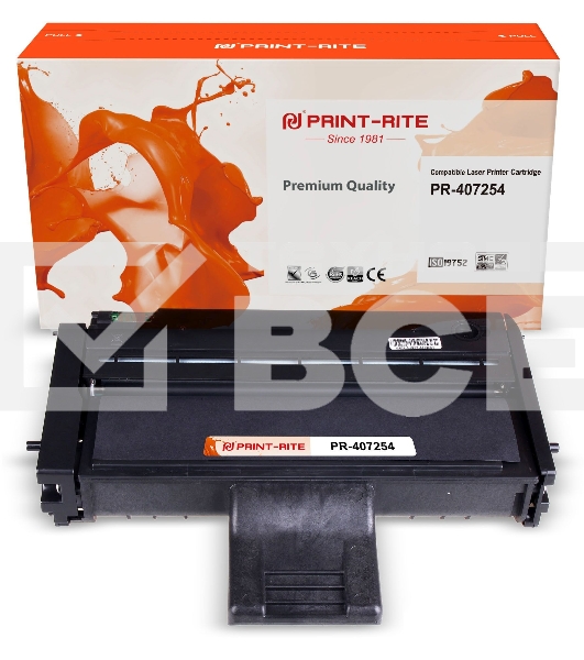 Картридж лазерный Print-Rite TFR450BPU1J PR-407254 407254 черный (2600стр.) для Ricoh SP 201/203/211/213