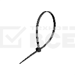 Стяжка (хомут) нейлоновая ExeGate EX293124RUS CV66-60x2.5B (нейлон 6.6, 60x2.5 мм, неоткрывающаяся, halogen free, -40°C - +85°C, черная, 100 шт), фото2