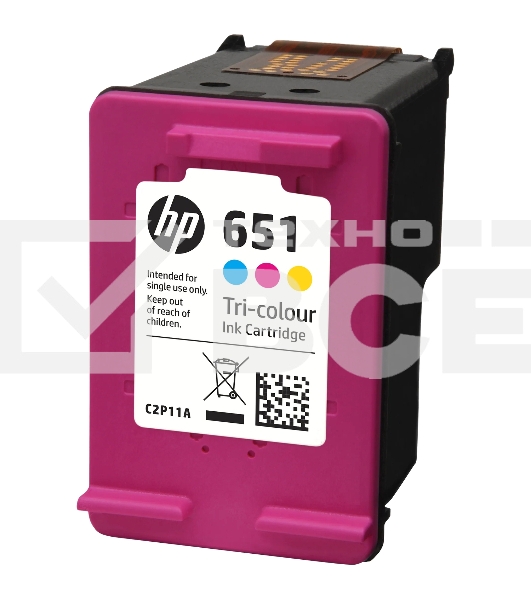 Картридж струйный HP 651 C2P11AE трехцветный для HP DJ IA5575e (300стр.)