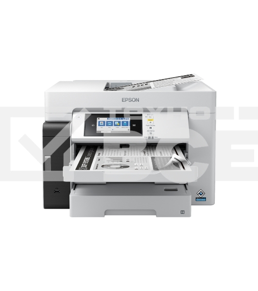 МФУ струйный EPSON M15180 (C11CJ41408), A3+, ч/б, печ. до 25 стр/мин., скан. до 26 стр/мин., 4800 x 1200 dpi (печать) 1200x1200dpi, USB, RJ-45, Wi-Fi, Air Print