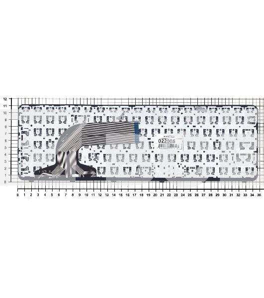 Клавиатура для ноутбука HP 350 G2 черная