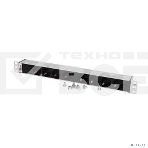Блок розеток Rem-32 с инд., 8 Schuko, 32A, алюм., 19