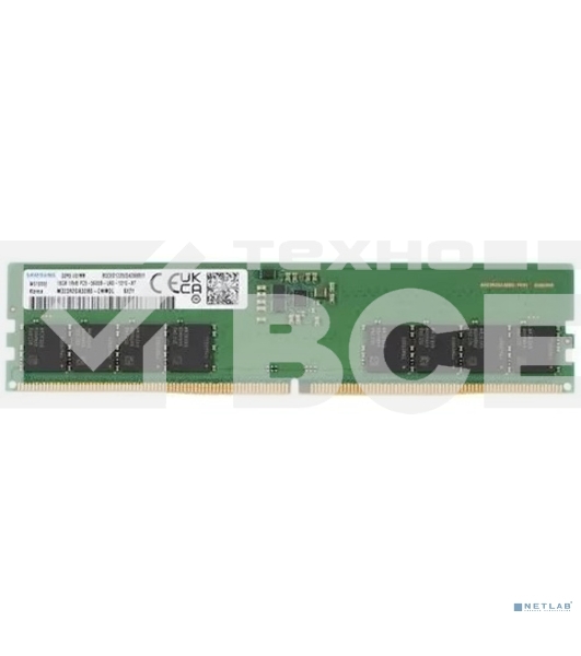 Оперативная память Samsung, DDR5, 32GB (1x32GB), 5600MHz, CL46, OEM