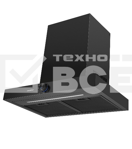 Кухонная вытяжка Maunfeld Comfort 60 T чёрный