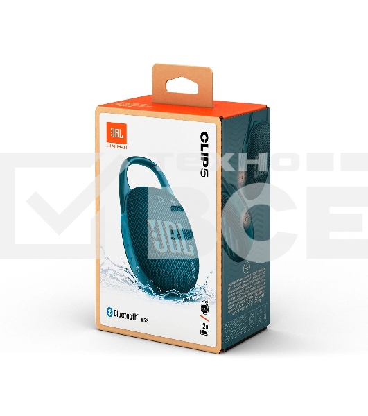 Портативная акустика JBL CLIP 5, синий