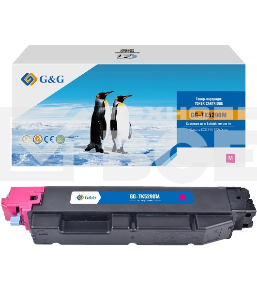 Картридж лазерный G&G GG-TK5290M (TK5290M) пурпурный (13000 стр.) для Kyocera ECOSYS P7240cdn