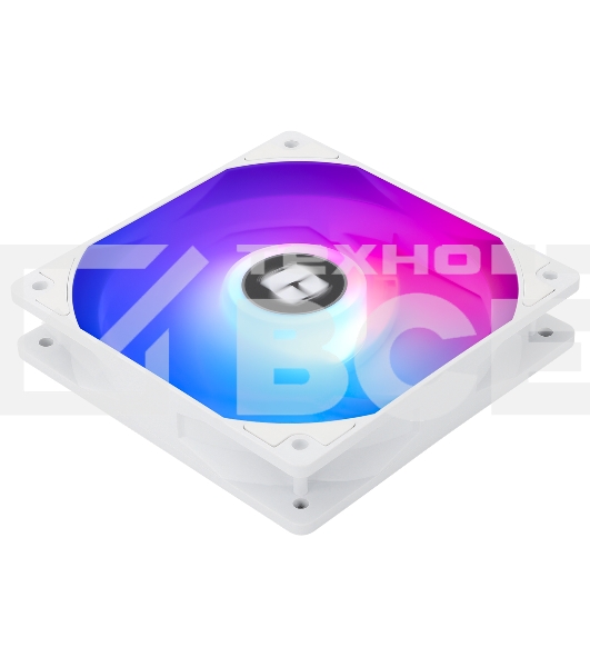 Кулер для корпуса Thermalright TL-C12CW-S (120x120x25мм, 4-pin PWM, ARGb, 66.17CFM, 25.6dBA, 1550RPM, белый)