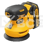 Машина шлифовальная эксцентриковая аккумуляторная CROSH-20-125, Li-Ion, 20 В Denzel, фото 1