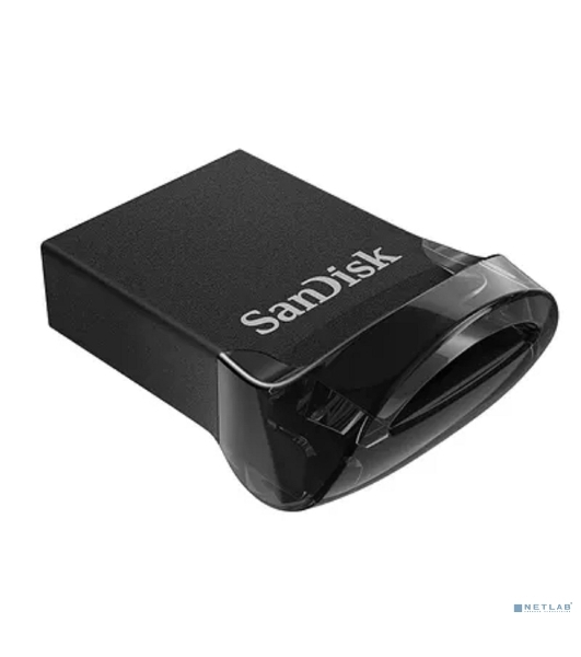 Флешка USB Sandisk CZ430 ULTRA FIT (SDCZ430-128G-G46), 128Gb, USB 3.1, R/W 130/40, черный