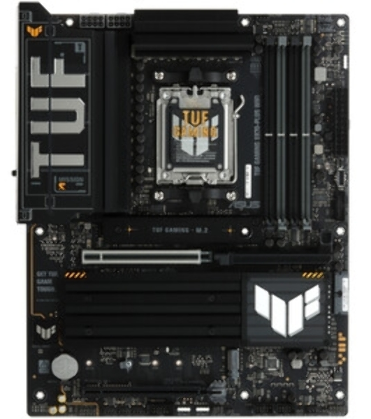 Материнская плата ASUS TUF GAMING X870-PLUS WIFI, AM5, AMD X870, 4xDDR5, 2xSATA, 4xM.2, 1xPCIe 5.0 x16, 1xPCIe 4.0 x4, 1xHDMI, 1xUSB-C 3.2 Gen 2, 1xUSB-C 3.2 Gen 2x2, 2xUSB-C 4.0, 1x 2.5Gb LAN, 1xUSB-A 2.0, 3xUSB-A 3.2 Gen 2, 4xUSB-A 3.2 Gen 1, 5x3.5 мм, Wi-Fi 7, ATX