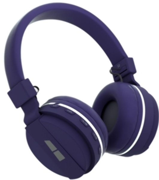 Беспроводные наушники MORE CHOICE HW15 фиолетовый, накладные, Bluetooth, до 6 ч