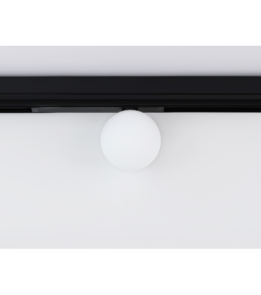 Управляемый светодиодный светильник для шинопровода Magnetic Ambrella light GL1371 BK черный IP20 10W 3000K-6400K 220V 120° D120/232*120*167 (Без ПДУ)