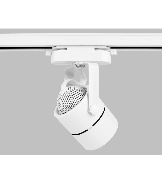 Трековый однофазный светильник со сменной лампой Ambrella light GL5101 WH белый GU10 max 12W
