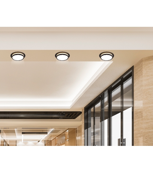 Светильник Ambrella light TN5215 BK черный GX53 max 15W D105*40