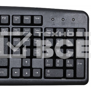 Клавиатура Oklick 100M/100M HW3 черный USB