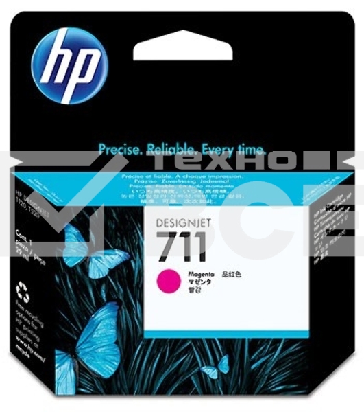 Картридж струйный HP №711 CZ131A пурпурный для HP DJ T120/T520 (29мл)
