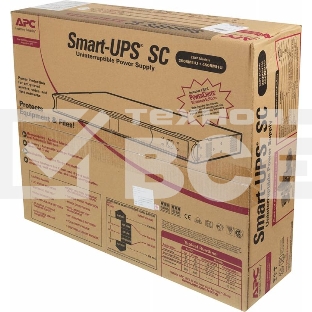 Источник бесперебойного питания APC Smart-UPS SC SC450RMI1U 280Вт 450ВА черный
