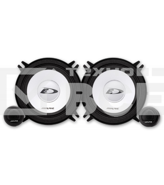 Колонки автомобильные Alpine Custom Fit SXE-1350S 250Вт 90дБ 13см (5дюйм) компонентные двухполосные