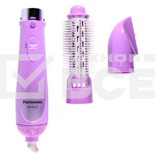 Фен-щетка Panasonic EH-KA22 600Вт фиолетовый/белый